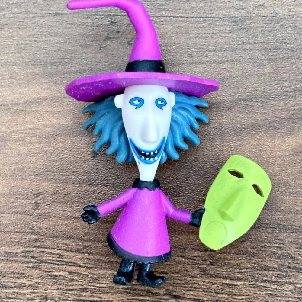 Disney The Nightmare Before Christmas SHOCK Toy Figure holding mask Cake Topper